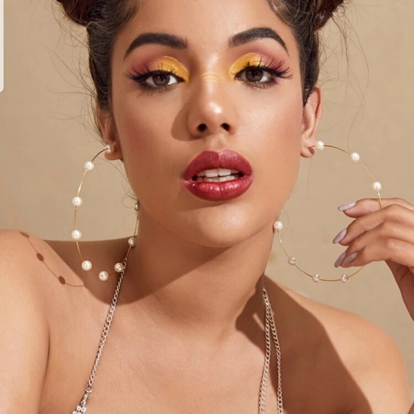 Nikkiwallflower Jewelry - *Estelle* Giant Hoop Earrings